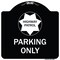 Signmission Highway Patrol Parking W/ Graphic Heavy-Gauge Aluminum Architectural Sign, 18" x 18", BW-1818-23906 A-DES-BW-1818-23906 - alternate 1
